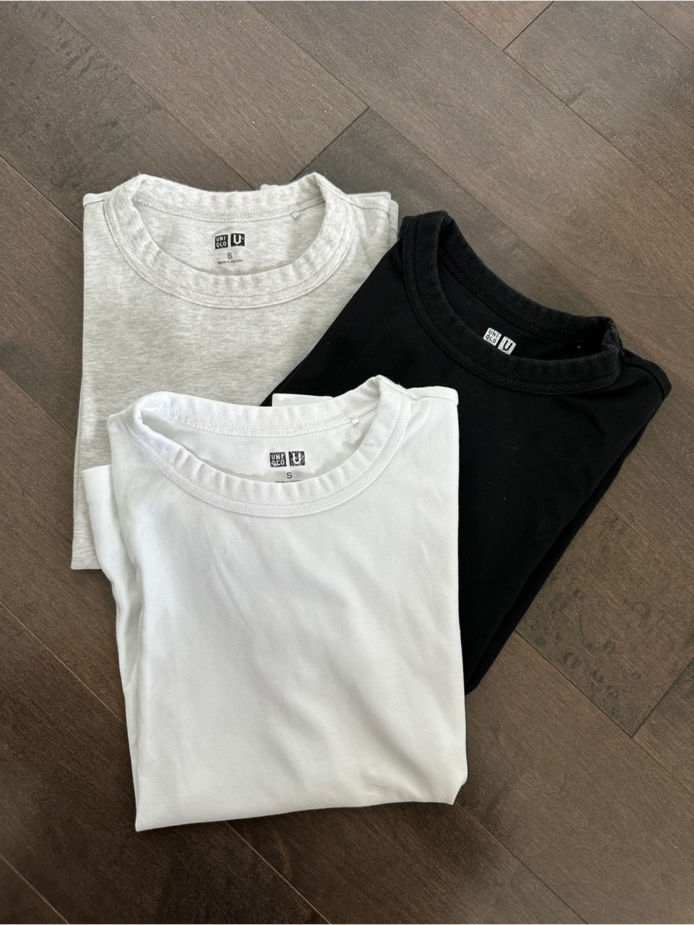 Uniqlo U classic white crew neck short-sleeve t-shirt